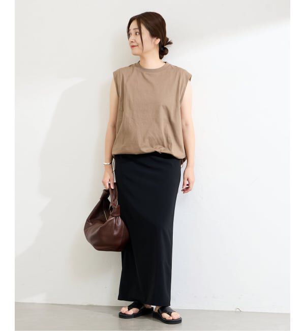 JOURNAL STANDARD「《追加》シャーリングノースリーブＴシャツ」|Tシャツ・カットソー|