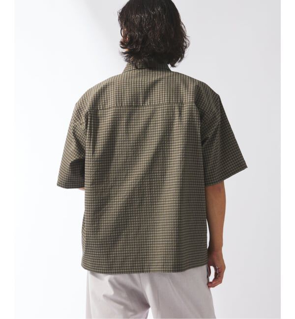 JOURNAL STANDARD relume「ストレッチ サッカー ミニ チェック 半袖 シャツ」|シャツ・ブラウス|