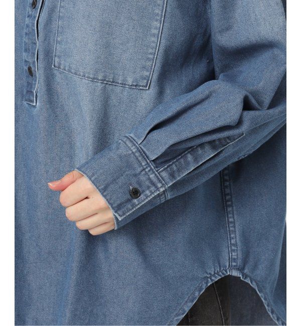 JOURNAL STANDARD relume「《WEB限定追加 / 新色》デニムプルオーバーシャツ」|シャツ・ブラウス|