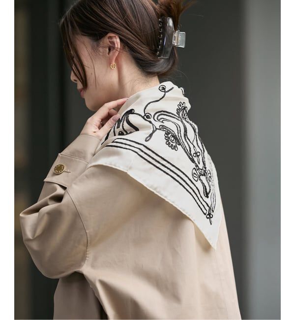 journal standard L'essage「【ASAUCE MELER/アソースメレ】 テープエンブロイダリーバンダナスカーフ」|バンダナ・スカーフ|