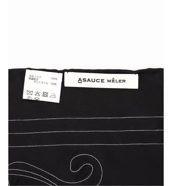journal standard L'essage「【ASAUCE MELER/アソースメレ】 テープエンブロイダリーバンダナスカーフ」|バンダナ・スカーフ|