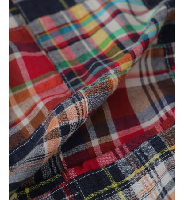 JOURNAL STANDARD「パッチ マドラス チェック フーディ シャツ」|シャツ・ブラウス|