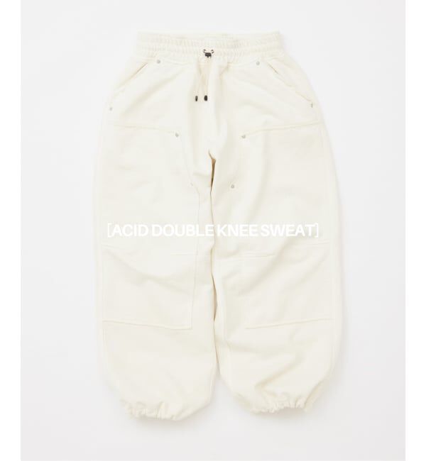 JOURNAL STANDARD「アシッド ダブル ニー スウェット パンツ」|その他|ナチュラル
