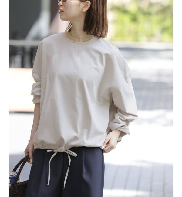 JOURNAL STANDARD relume「《追加 / 新色》ギャザーヘムロングスリーブ」|Tシャツ・カットソー|