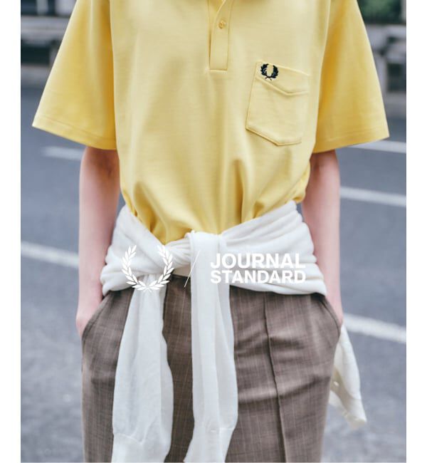 JOURNAL STANDARD「FRED PERRY / フレッドペリー 別注 ポケット ポロ シャツ」|ポロシャツ|イエロー