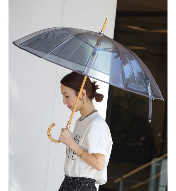 JOURNAL STANDARD relume「《追加予約》【TRADITIONAL WEATHERWEAR】CLEAR UMBRELLA BAMBOO：傘」|傘|