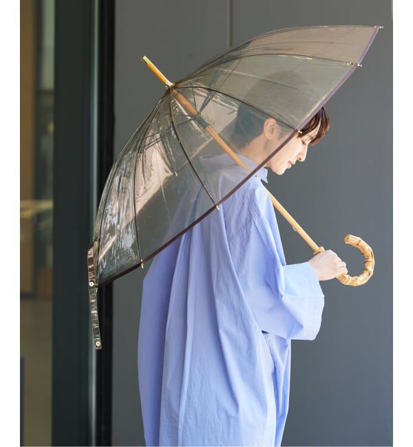 JOURNAL STANDARD relume「《追加予約》【TRADITIONAL WEATHERWEAR】CLEAR UMBRELLA BAMBOO：傘」|傘|