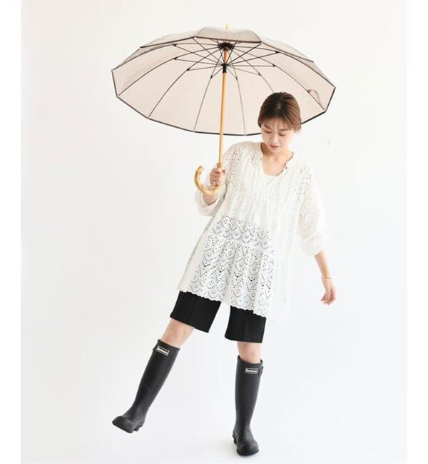 JOURNAL STANDARD relume「《追加予約》【TRADITIONAL WEATHERWEAR】CLEAR UMBRELLA BAMBOO：傘」|傘|