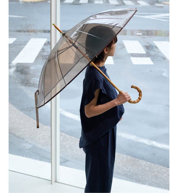 JOURNAL STANDARD relume「《追加予約》【TRADITIONAL WEATHERWEAR】CLEAR UMBRELLA BAMBOO：傘」|傘|