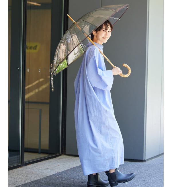 JOURNAL STANDARD relume「《追加予約》【TRADITIONAL WEATHERWEAR】CLEAR UMBRELLA BAMBOO：傘」|傘|