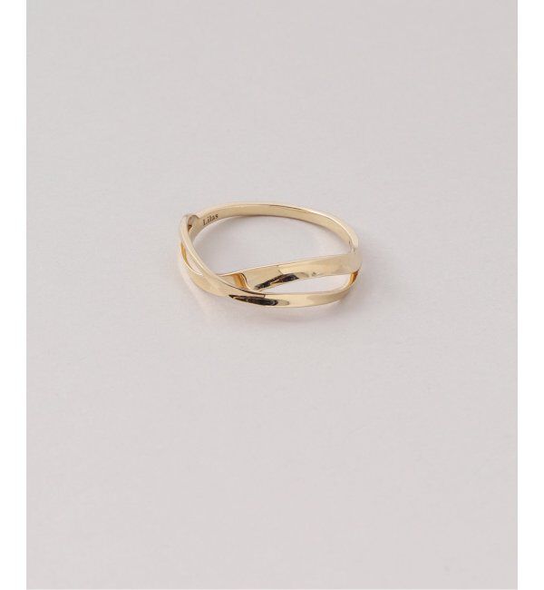 Lilas by Spick&Span「2ラインツイストモチーフリング K10」|リング|