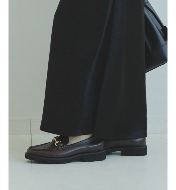 NOBLE「《追加》ナローAラインサテンスカート 2」|スカート|