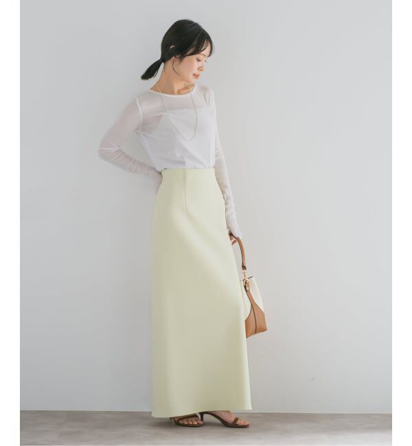 NOBLE「《追加3》シアーテレコロングスリーブプルオーバー」|Tシャツ・カットソー|