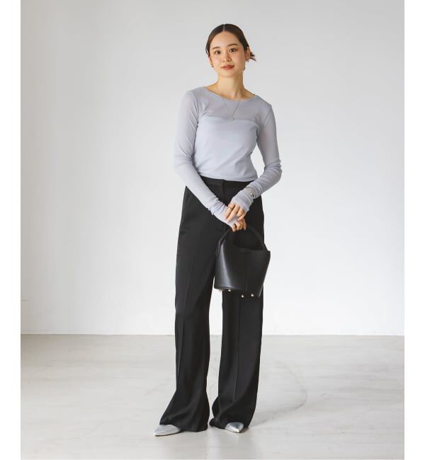 NOBLE「《追加3》シアーテレコロングスリーブプルオーバー」|Tシャツ・カットソー|