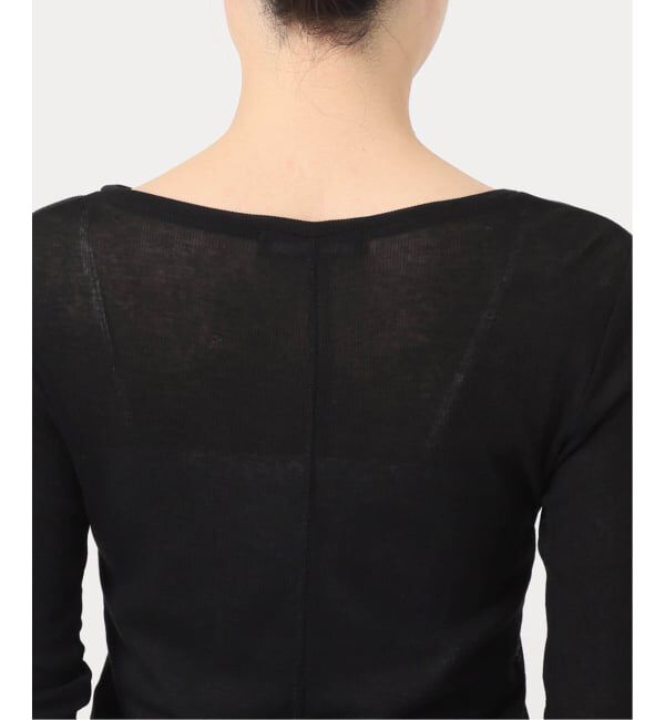 NOBLE「《追加3》シアーテレコロングスリーブプルオーバー」|Tシャツ・カットソー|