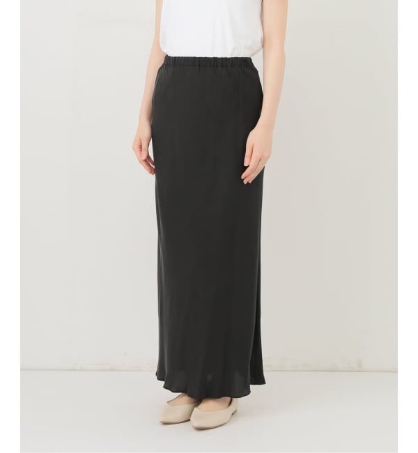 FRAMeWORK「≪追加≫シルキーキュプラバイアススカート」|スカート|