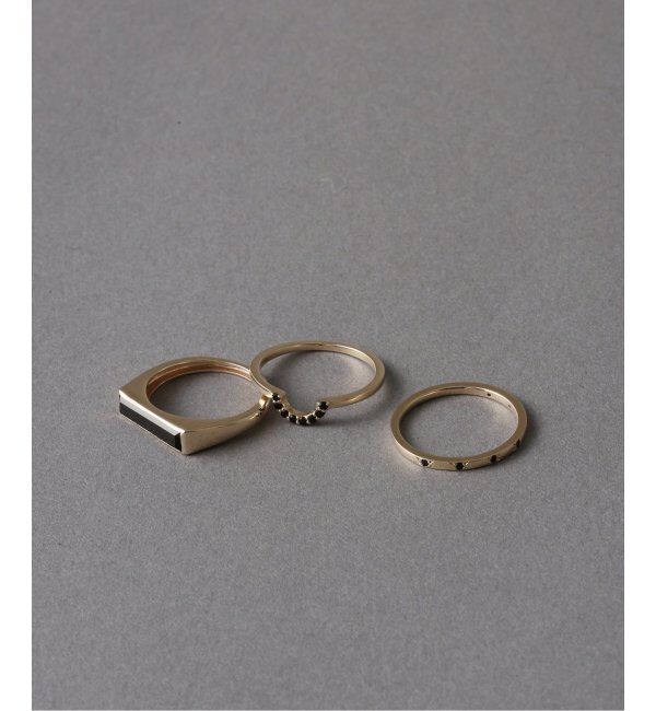 Lilas by Spick&Span「オニキスUリング K10」|リング|