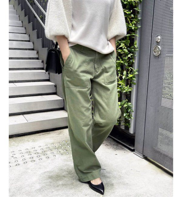 Spick and Span「《追加2》ルーズベイカーパンツ」|カーゴ|