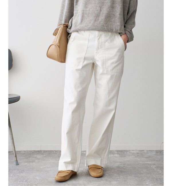 Spick and Span「《追加2》ルーズベイカーパンツ」|カーゴ|