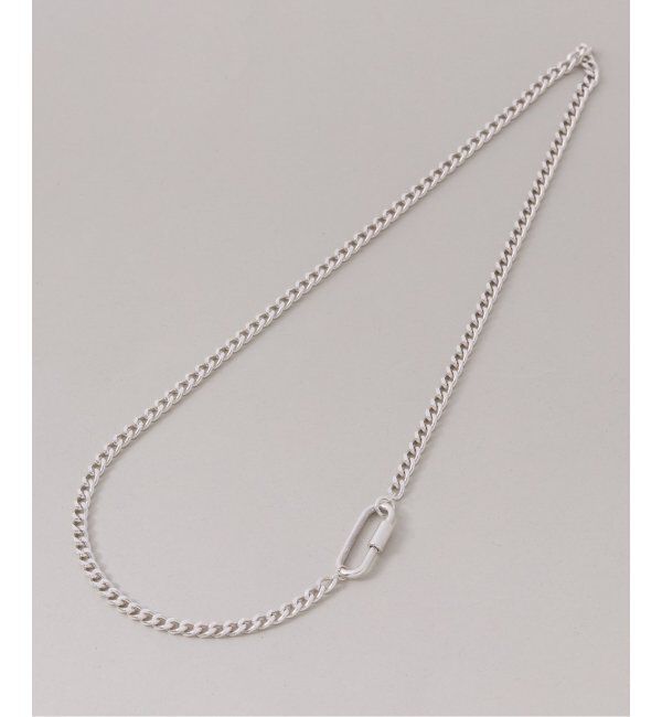 Spick and Span「【SAMH by LILAS】カラビナキヘイチェーンネックレス SV」|ネックレス|