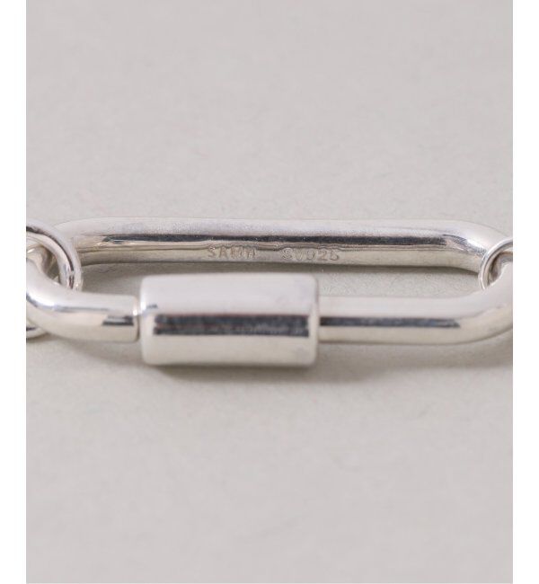 Spick and Span「【SAMH by LILAS】カラビナキヘイチェーンネックレス SV」|ネックレス|