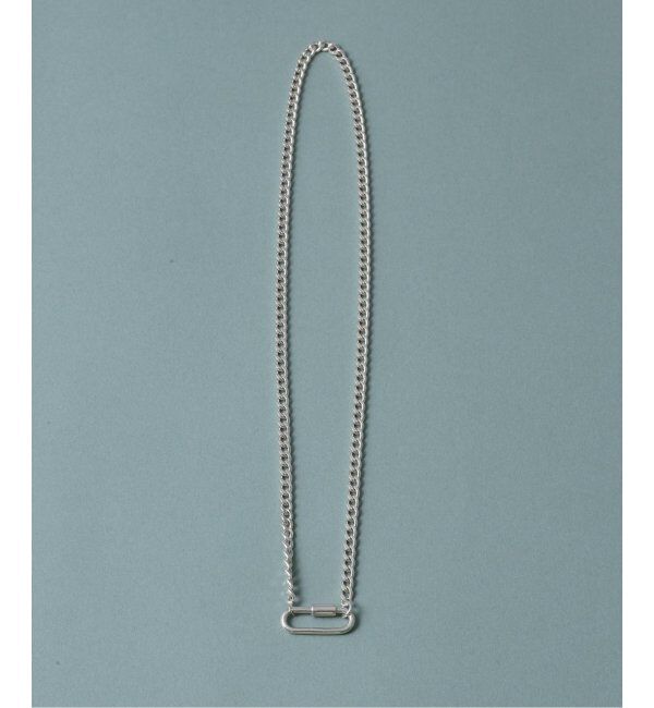 Spick and Span「【SAMH by LILAS】カラビナキヘイチェーンネックレス SV」|ネックレス|