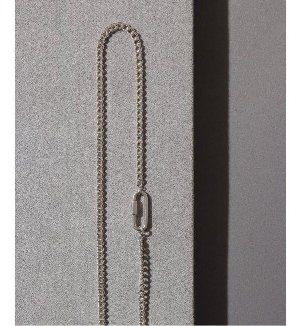 Spick and Span「【SAMH by LILAS】カラビナキヘイチェーンネックレス SV」|ネックレス|