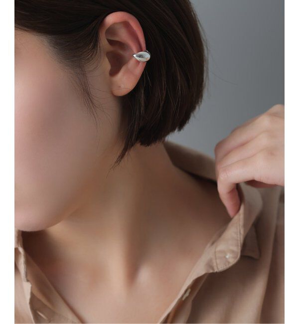 Spick and Span「【SAMH by LILAS】カフイヤリングビーン SV（片耳）」|イヤーカフ|