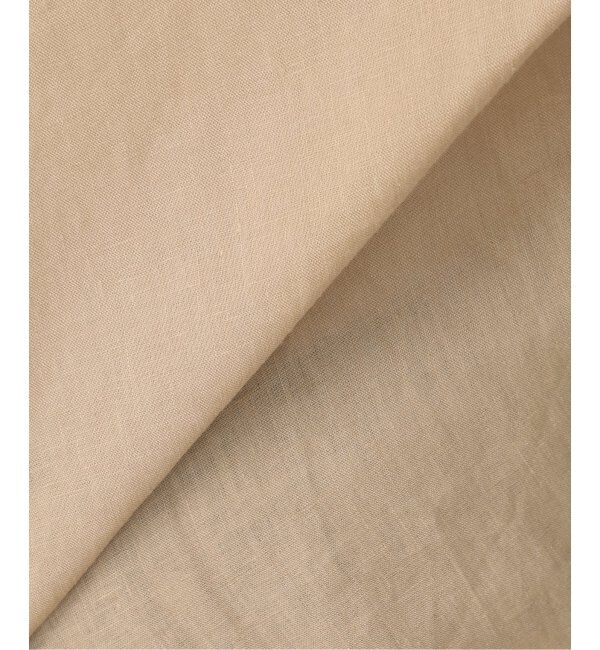 Spick and Span「《ゆったりサイズ》追加 80リネンカシュクール ビッグシャツ」|シャツ・ブラウス|