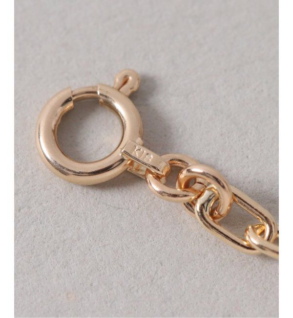 Lilas by Spick&Span「ロングクリップチェーンネックレス K18」|ネックレス|