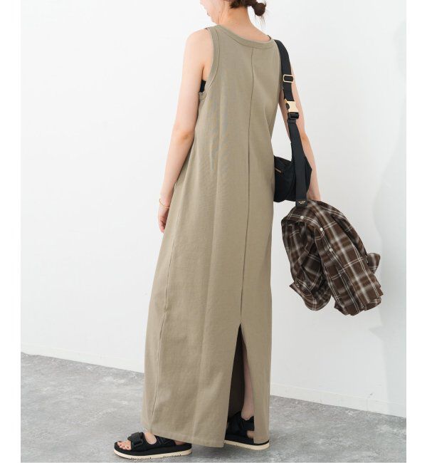 Spick and Span「《追加2》天竺アメスリロングワンピース」|ワンピース|