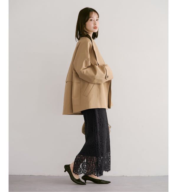NOBLE「《追加》コットンダブルクロススタンドショートコート」|その他|