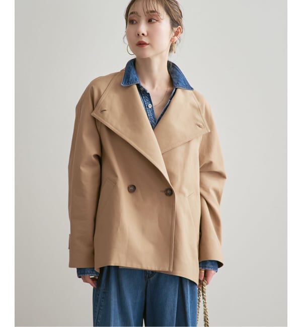 NOBLE「《追加》コットンダブルクロススタンドショートコート」|その他|