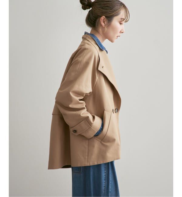 NOBLE「《追加》コットンダブルクロススタンドショートコート」|その他|