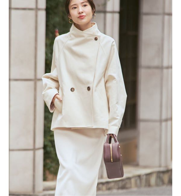 NOBLE「《追加》コットンダブルクロススタンドショートコート」|その他|