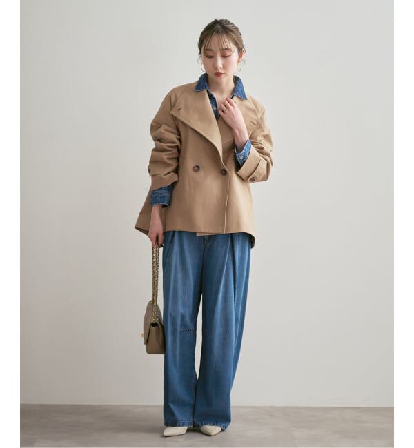 NOBLE「《追加》コットンダブルクロススタンドショートコート」|その他|