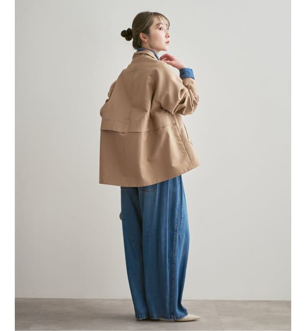 NOBLE「《追加》コットンダブルクロススタンドショートコート」|その他|