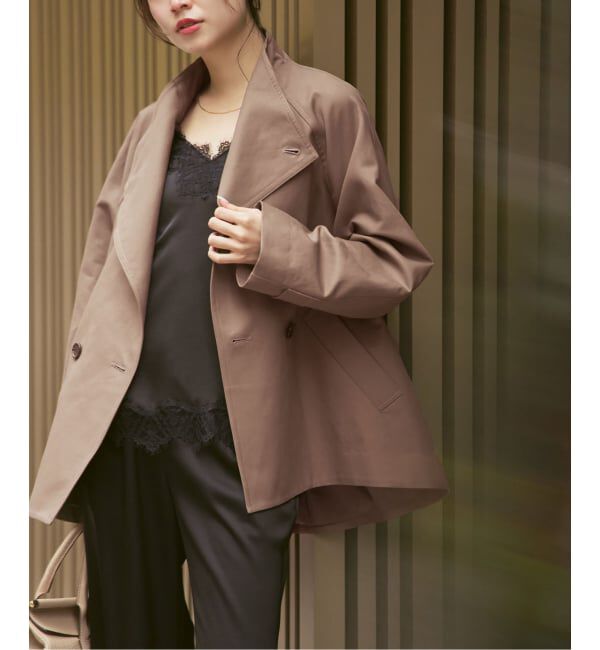 NOBLE「《追加》コットンダブルクロススタンドショートコート」|その他|