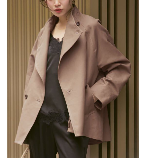 NOBLE「《追加》コットンダブルクロススタンドショートコート」|その他|