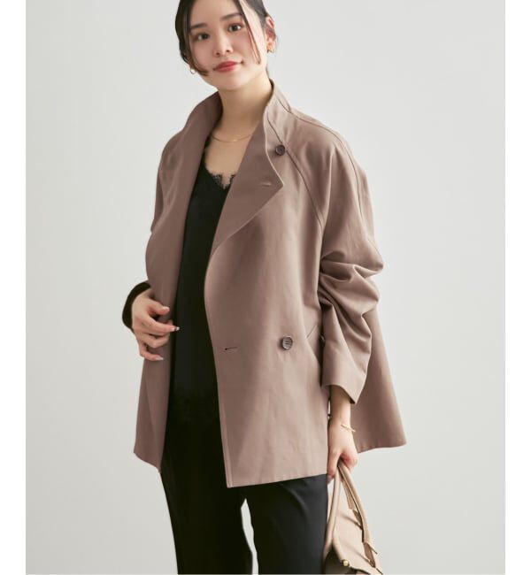 NOBLE「《追加》コットンダブルクロススタンドショートコート」|その他|