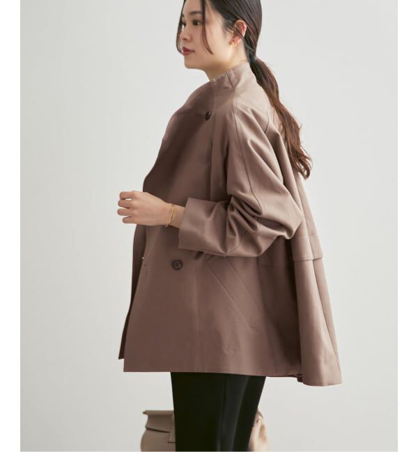 NOBLE「《追加》コットンダブルクロススタンドショートコート」|その他|