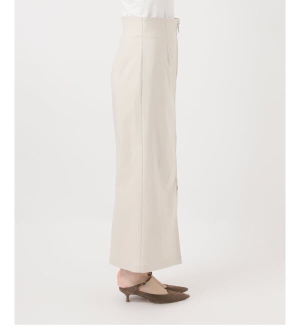 NOBLE「《追加3》RyNyコンフォートストレッチジップタイトスカート」|スカート|