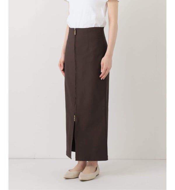 NOBLE「《追加3》RyNyコンフォートストレッチジップタイトスカート」|スカート|