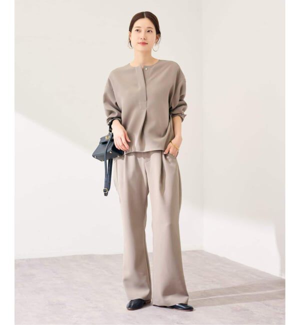 FRAMeWORK「《追加》ライトダブルクロスイージースラックス2」|スラックス|