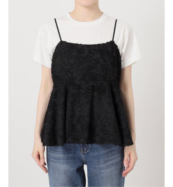 Spick and Span「《一部店舗+WEB限定予約》シアージャガードキャミソール」|キャミソール|