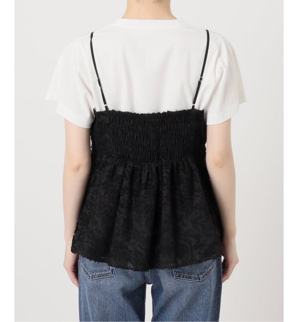 Spick and Span「《一部店舗+WEB限定予約》シアージャガードキャミソール」|キャミソール|