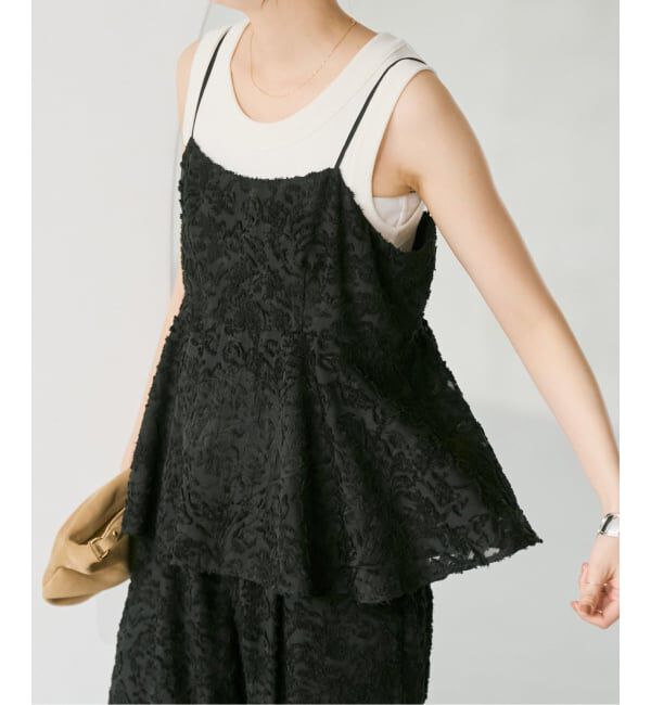 Spick and Span「《一部店舗+WEB限定予約》シアージャガードキャミソール」|キャミソール|