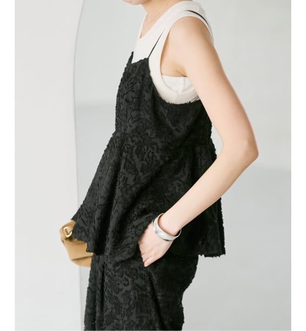 Spick and Span「《一部店舗+WEB限定予約》シアージャガードキャミソール」|キャミソール|