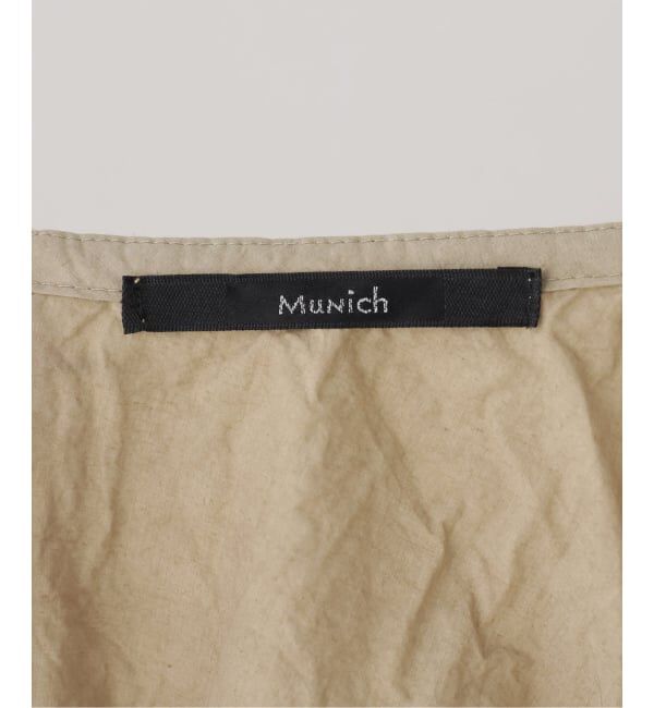  「【洗える】Munich/ミューニック 麻混ノースリワンピース」|ワンピース|