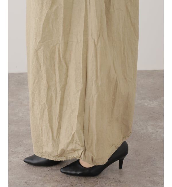  「【洗える】Munich/ミューニック 麻混ノースリワンピース」|ワンピース|